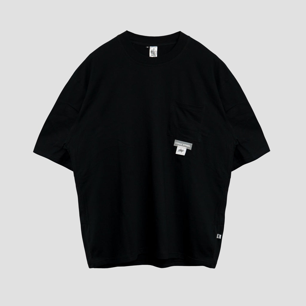 T-shirt Labels Black Oversized