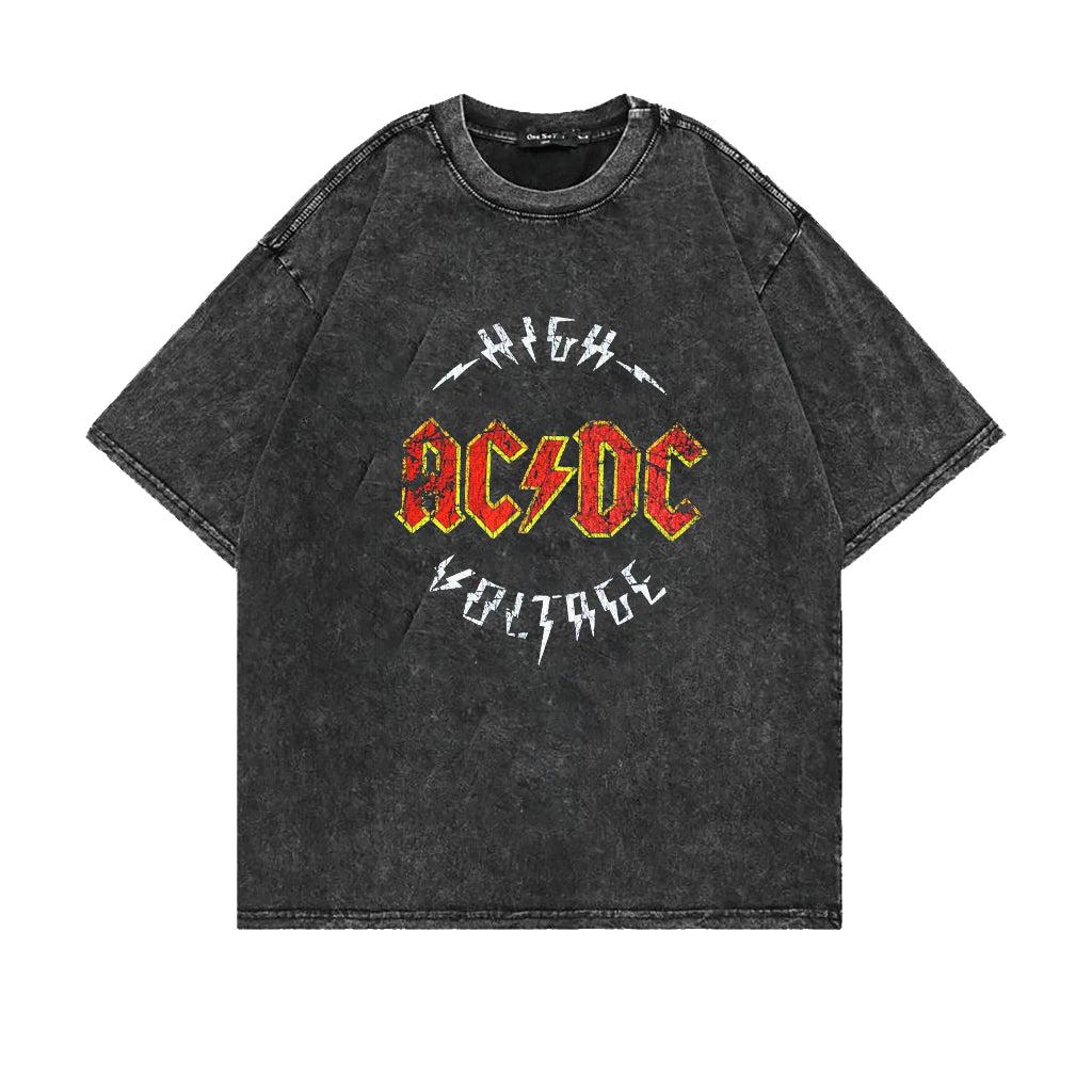 T-Shirt Oversize Sandwash ACDC