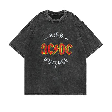 T-Shirt Oversize Sandwash ACDC