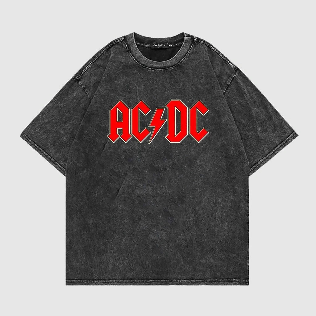 T-Shirt Oversize Sandwash ACDC