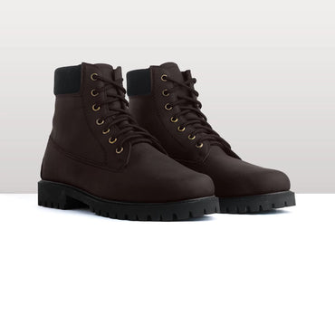 TRAGEN Footwear - Hoffman Dark Brown Sepatu Boots Pria Casual