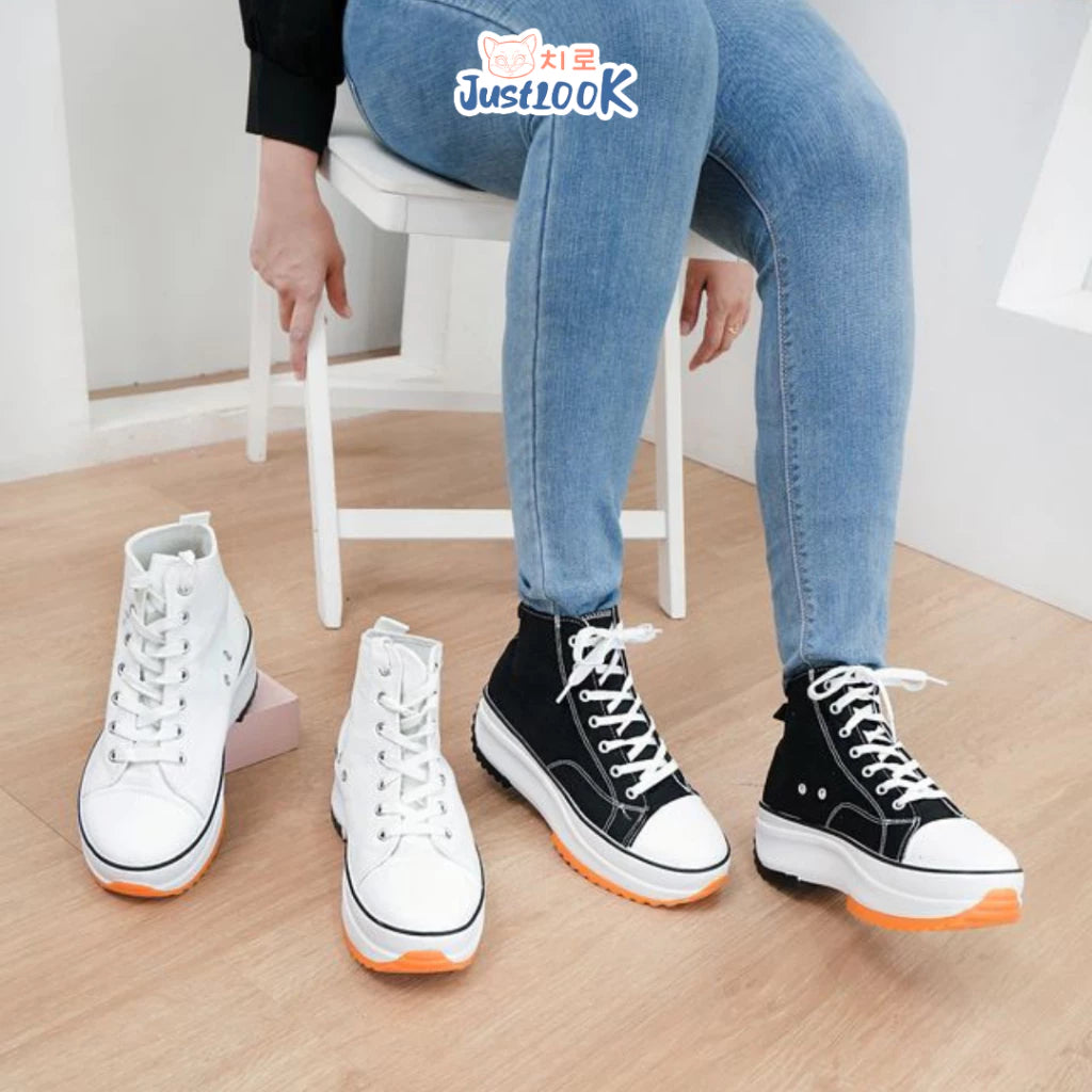 ustLook Wonyoung Sepatu Sneakers Wanita Sneakers Shoes Fashion Korea