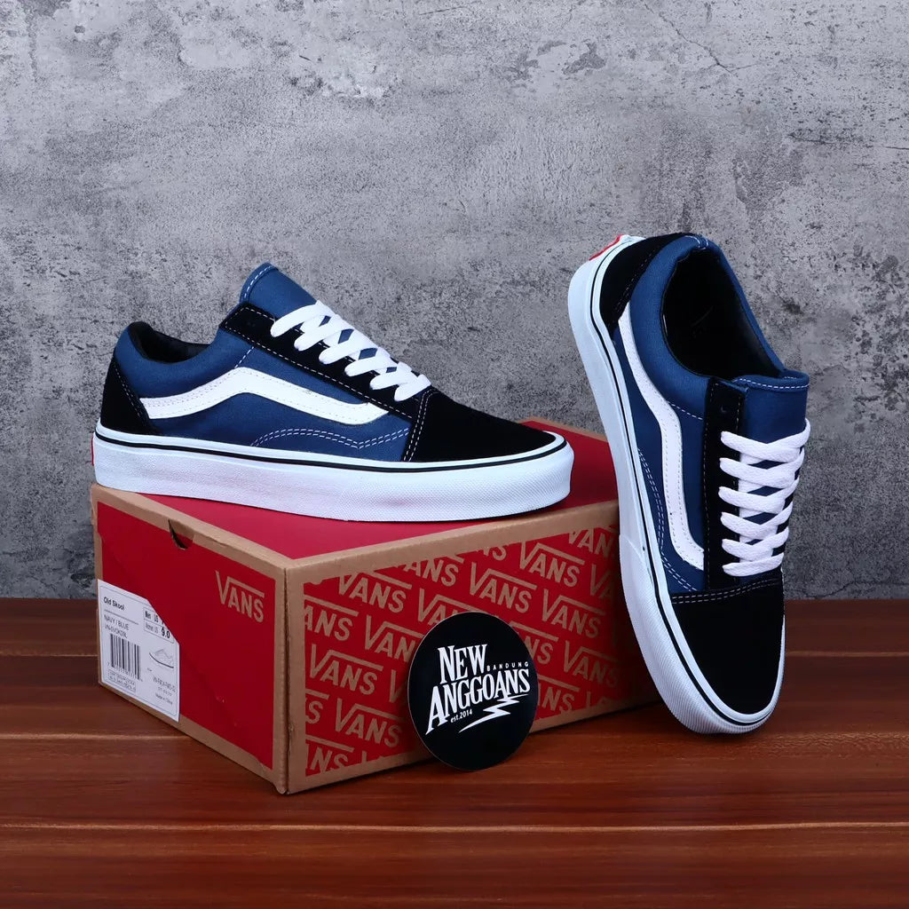 Sepatu Vans Oldskool Classic Navy Blue