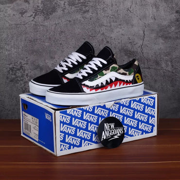 Sepatu Vans Oldskool X BAPE CAMO