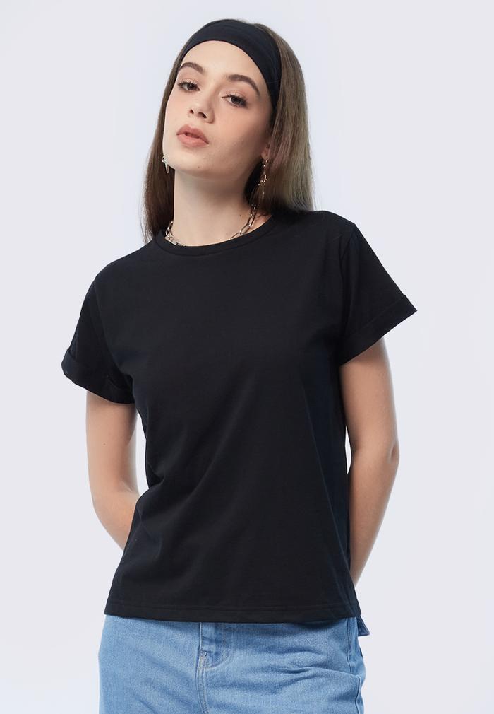 COLORBOX Basic Short Sleeve T-Shirt Black