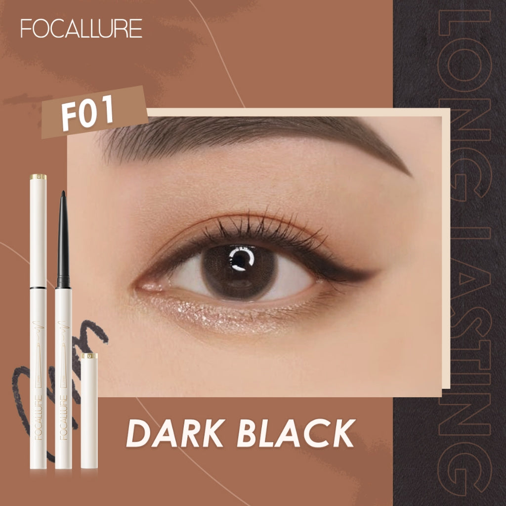 FOCALLURE #ConfidenceHalo Eyeliner Gel pencil-Tahan air Eyeliner