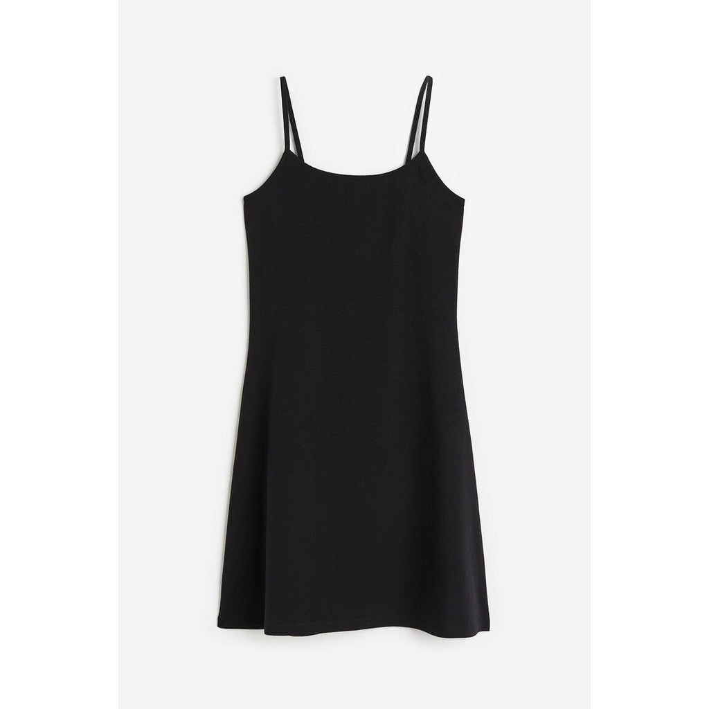 H&M Wanita Flared-skirt jersey dress