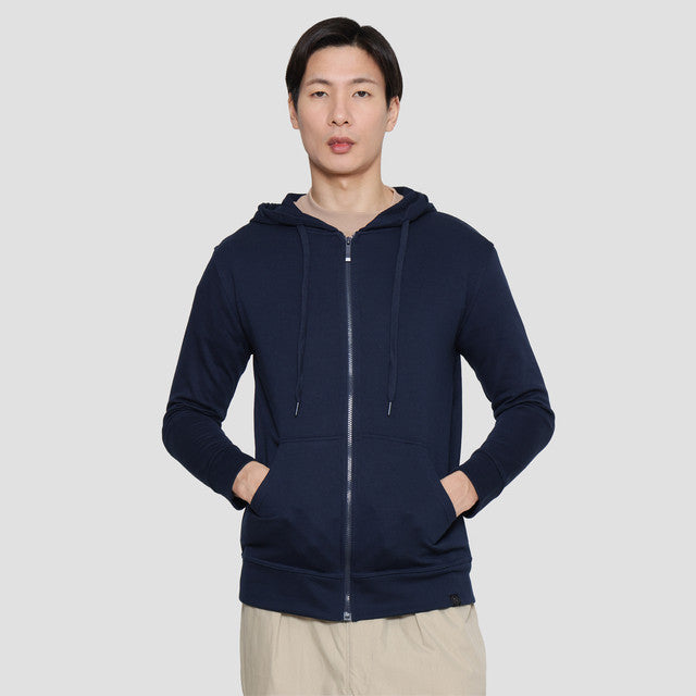 Nevada French Terry Jaket Hoodie Pria 121383905