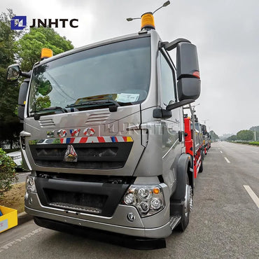 New HOWO Crane Truck 4X2 10T Flatbed Dropside Cargo Crane Truck With Straight Arm Boom Crane