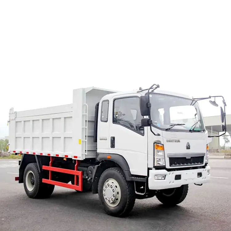 New Howo Sinotruk 5 Ton Dump Truck 4x4 Drive Wheel Mini Tipper 6 Wheels Light Duty Cargo Tank Diesel Fuel Right Steering Cabin