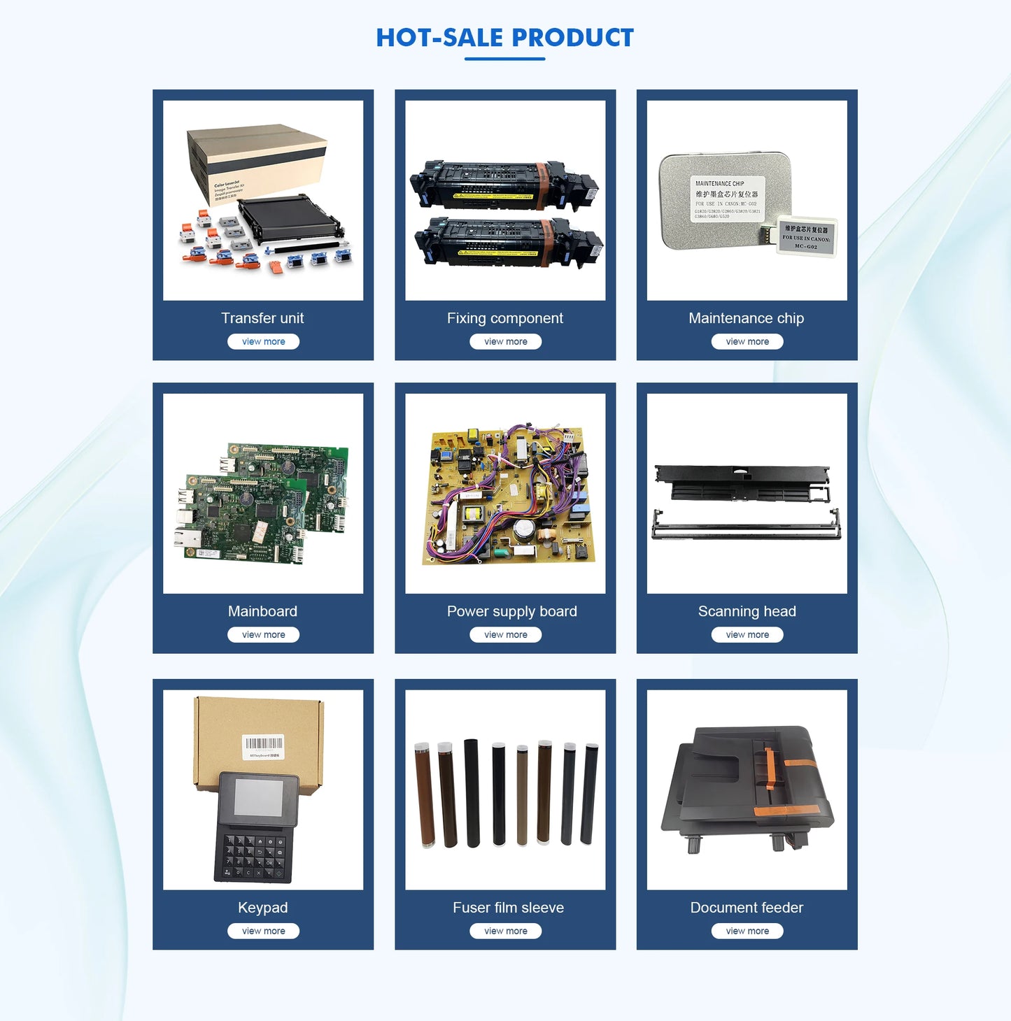 All-in-One Monochrome Flatbed Printer, Compact Small Printer Fit for 1213 1216 Office & Home