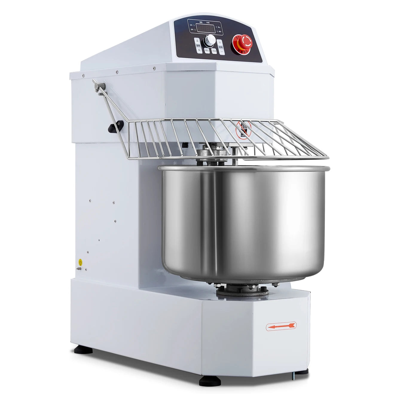 Commercial Spiral Dough Mixer Stainless Steel 50kg 15kg Capacity High-Efficiency Flour Bread Cake Kneader for Industrial Bakery