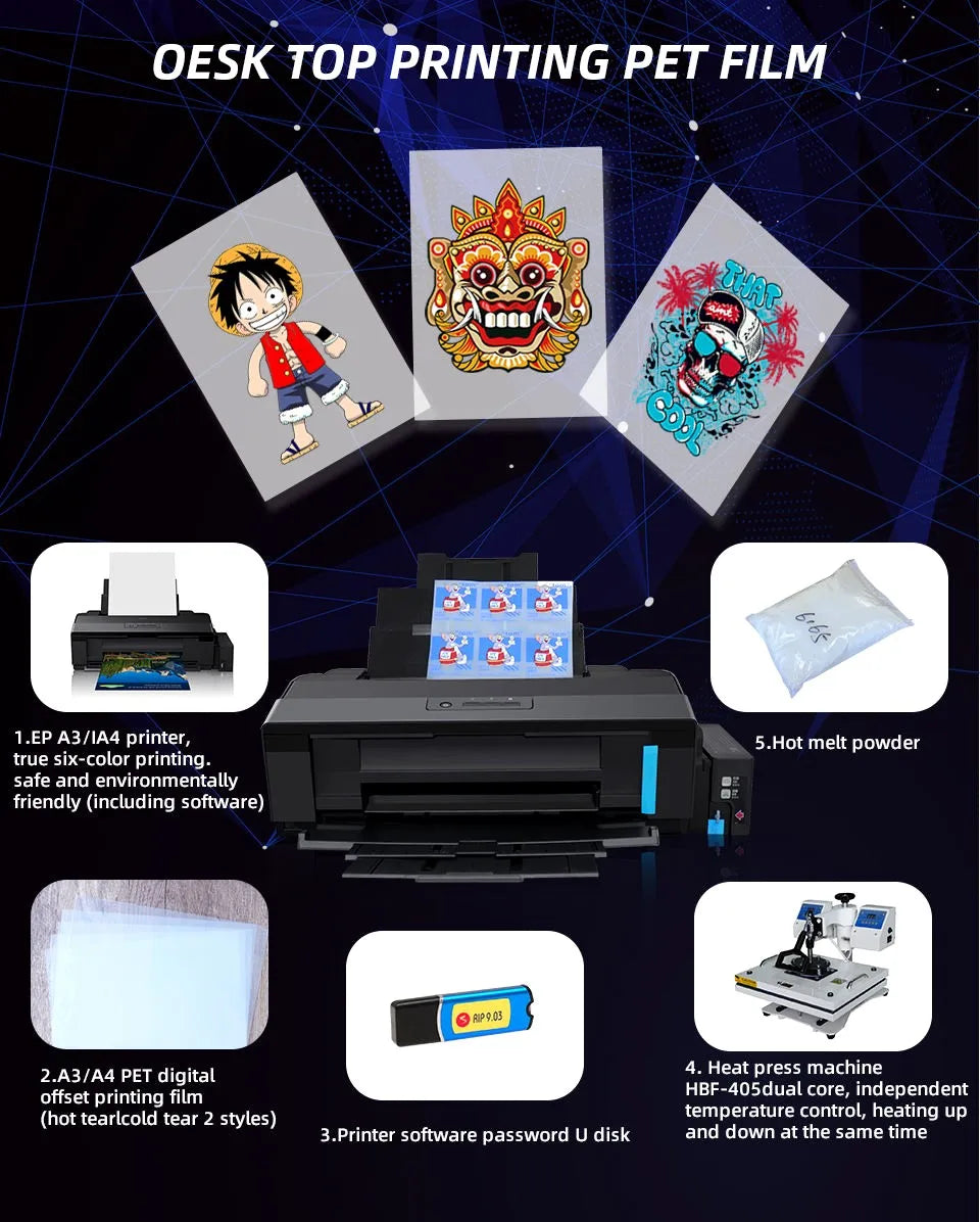 Six Color L805 PVC ID CARD WIFI Inkjet Printer A4 Desktop EPSON L805 UV Sublimation Transfer ID Card Printer