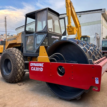 Used Machinery Used Dynapac Sheep Foot CA301D Double Drum Vibratory Rollers Dynapac Used Rollers