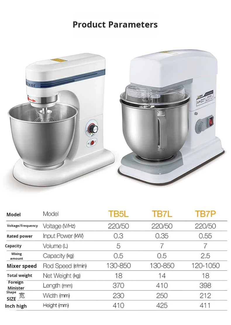 Factory Direct Commercial Fully Automatic Milk Cream Egg Mixer 5-Bowl 304 Stainless Steel High Productivity Bakery