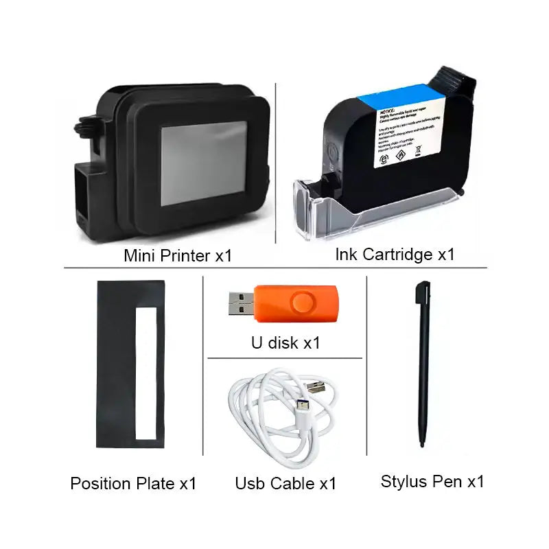 Portable Bottle Expiry Date Printing Machine Small Hand Printer Mini Inkjet Printer