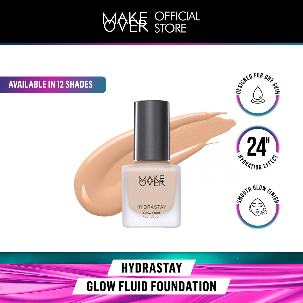 MAKE OVER Hydrastay Glow Fluid Foundation