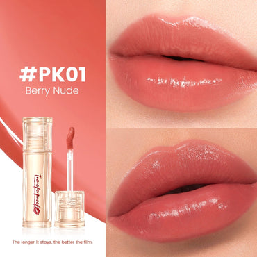 FOCALLURE Lip Tint Super Glazed Shine 16H Moisturizing Lightweight Lip Glossy