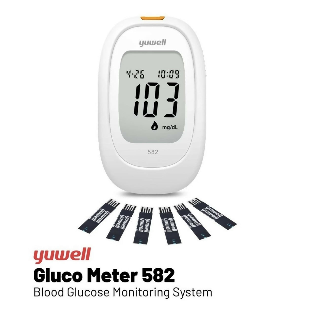 YUWELL Blood Glucose Meter 582 SET - Alat Cek Gula Darah