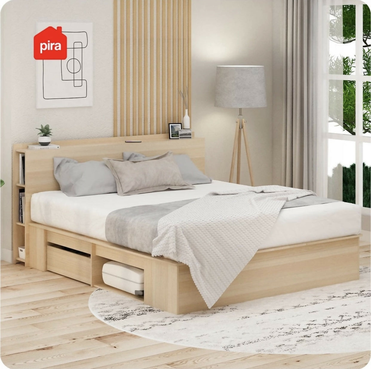 Pira Bavarian - Morgan BD 180R Divan / Tempat Tidur dengan Laci Penyimpanan