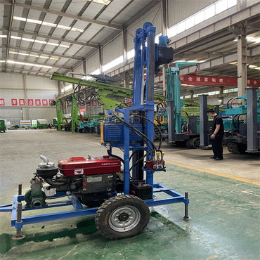 Heavy Borehole Equipment Portable Drilling Rig Di esel Engine Used Borehole Water Drilling Machine