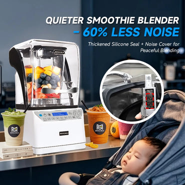 Moseener 2L Large Capacity Commercial FOOD Fruit Juicer Mixer Grinder Heavy Machine Portable Ice Smoothie Blenders