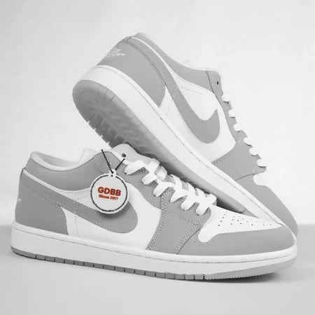 Nike Air Jordan Low White Wolf Grey Aluminum Authentic – Gybsee