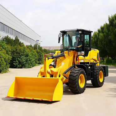Multi-function design of miniature skid steer loader for reliable operation and efficient excavation of heavy construction