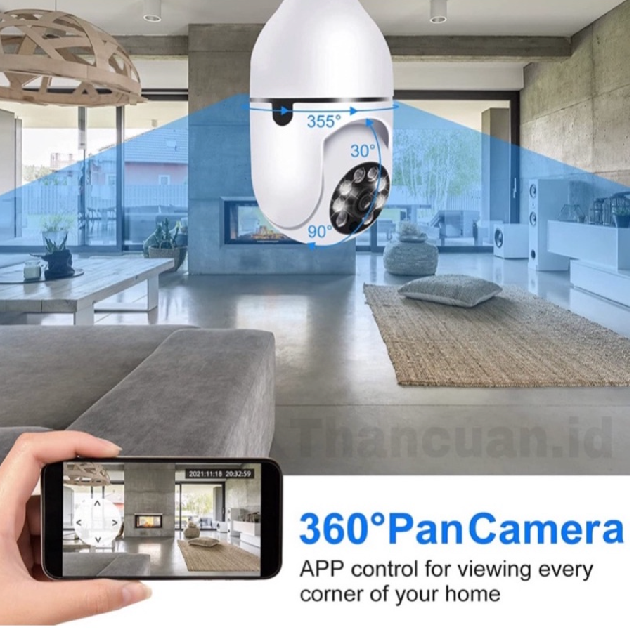 CCTV Lampu V380 Pro 8MP Plus Modem Advan Wifi