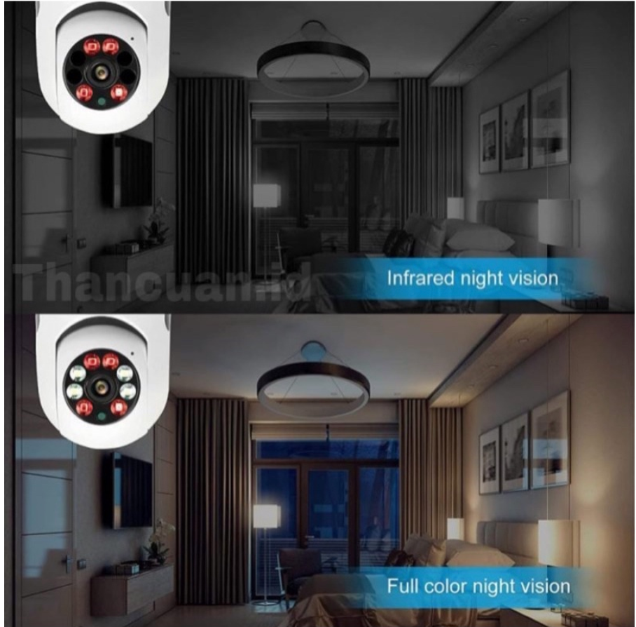 CCTV Lampu V380 Pro 8MP Plus Modem Advan Wifi