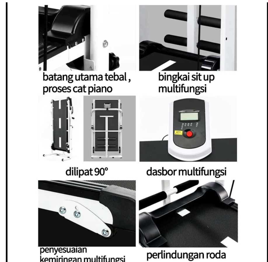 Manual Treadmill Super Murah Kokoh Kuat Multifunction\treadmill gym olahraga