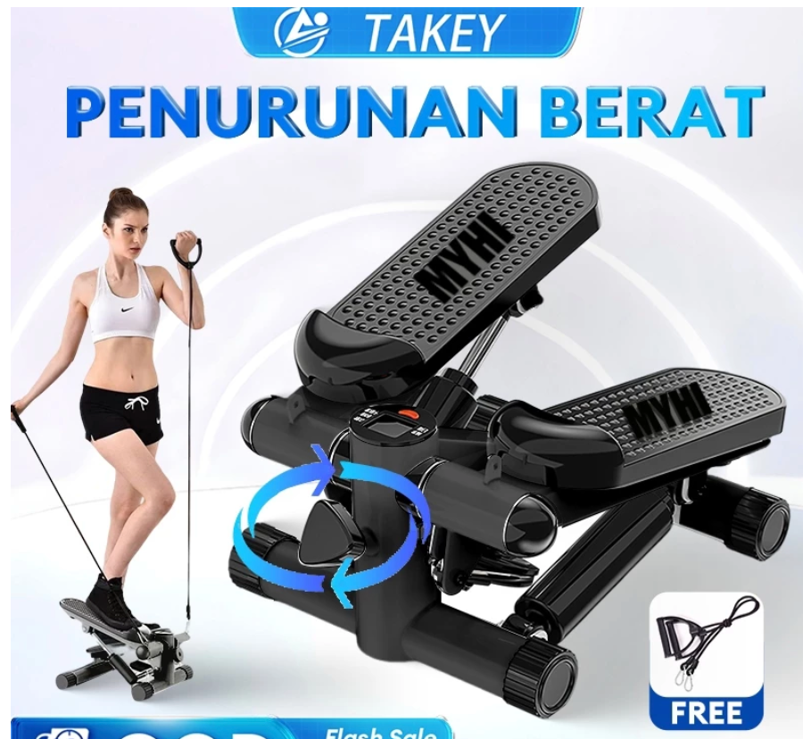 Mini Stepper Alat Fitness Olahraga/Air Climber Steper Climber Walker Glider