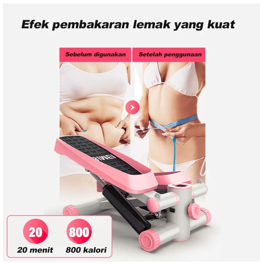 Mini Stepper Alat Fitness Olahraga/Air Climber Steper Climber Walker Glider