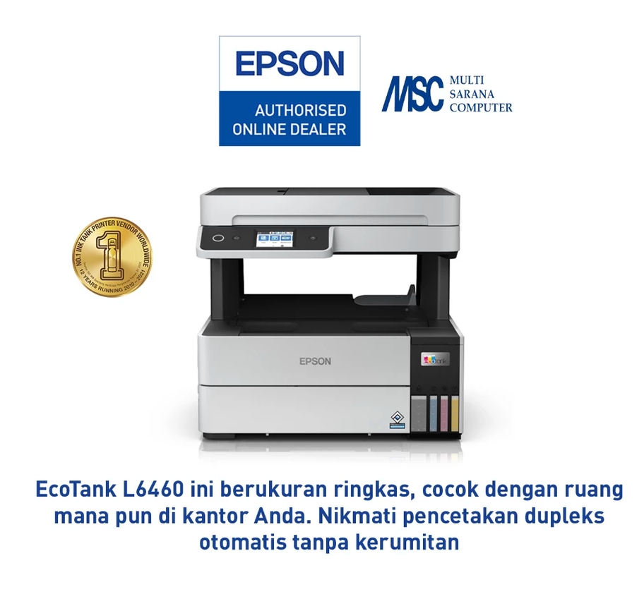 Printer Epson L6460 L 6460 L-6460 All in One ADF WIFI PIGMENT DUPLEX