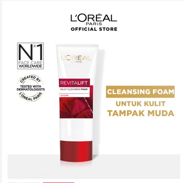 L'Oreal Paris Youthful Radiant Set – Facial Foam, Day & Night Cream and Serum Glowing