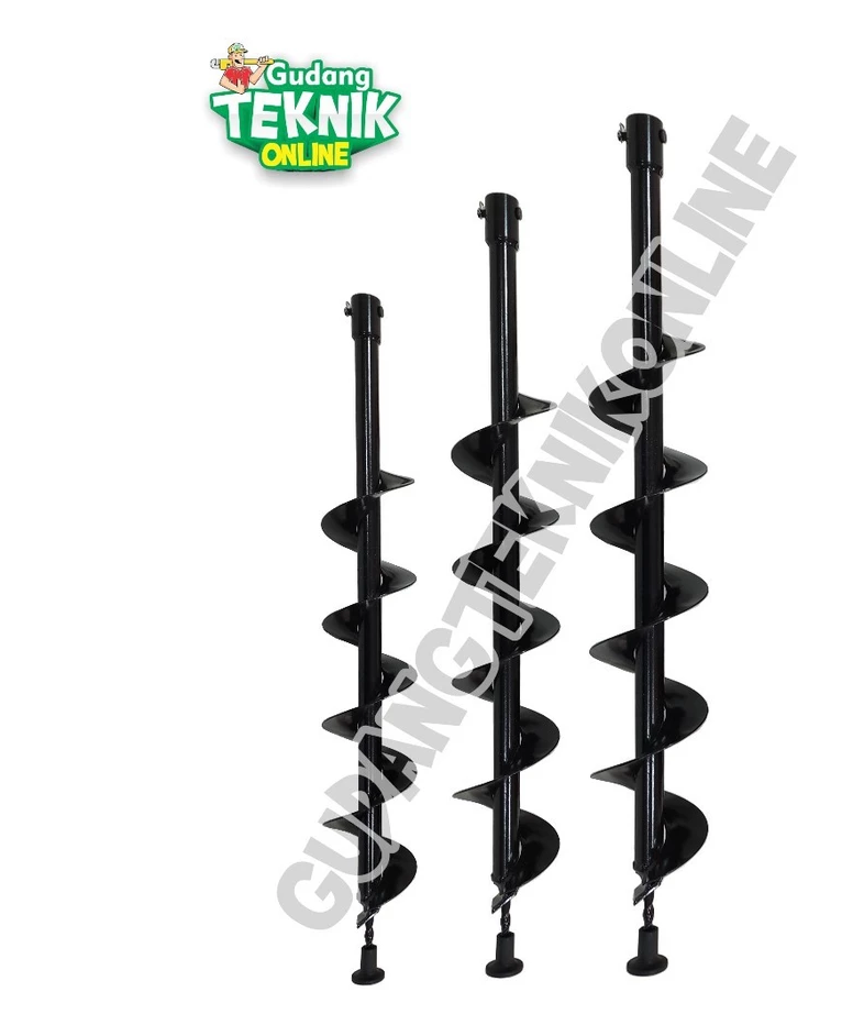 MATA Bor Tanah Diameter 4" 6" 8" MATRIX / Earth Auger Drill Mata Bor Biopori Sumur 4 Inch 6 Inch 8 Inch MATRIX