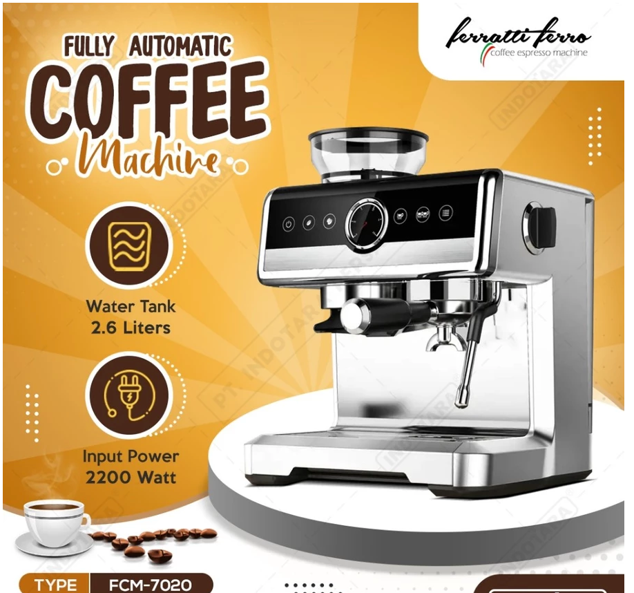Espresso Machine Ferratti Ferro FCM-7020