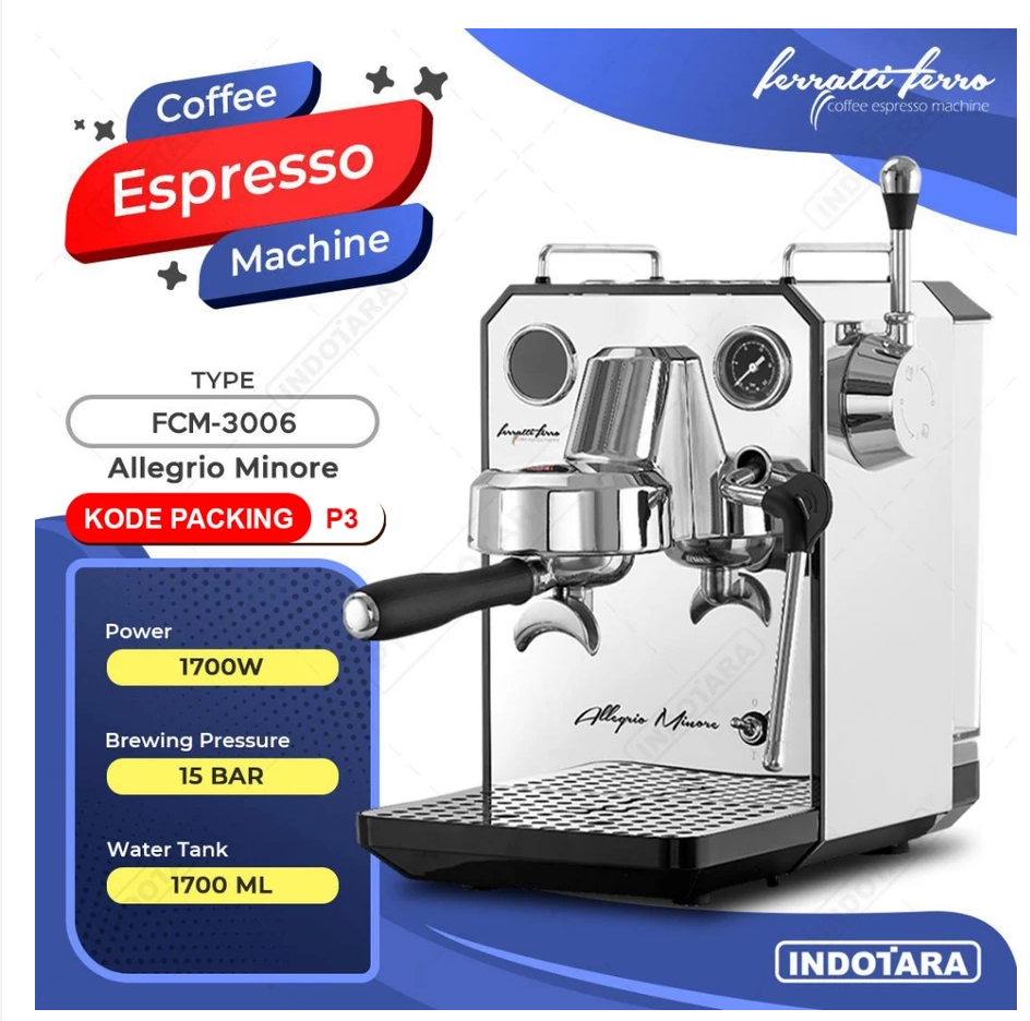 Ferratti Ferro Espresso Machine FCM-3006 Allegrio Minore