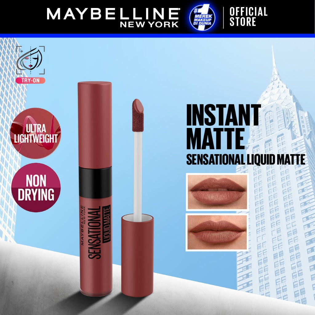 MAYBELLINE Sensational Liquid Matte Lipstick Make Up