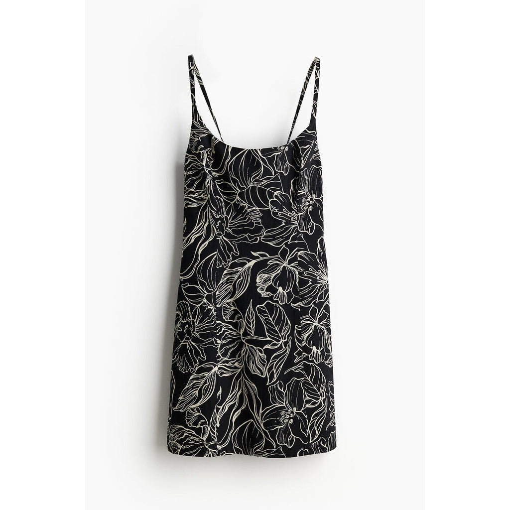 H&M Wanita Strappy Dress Black