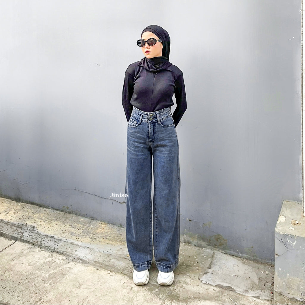 JINISO - Ultra Highwaist Baggy Loose Overtime Jeans