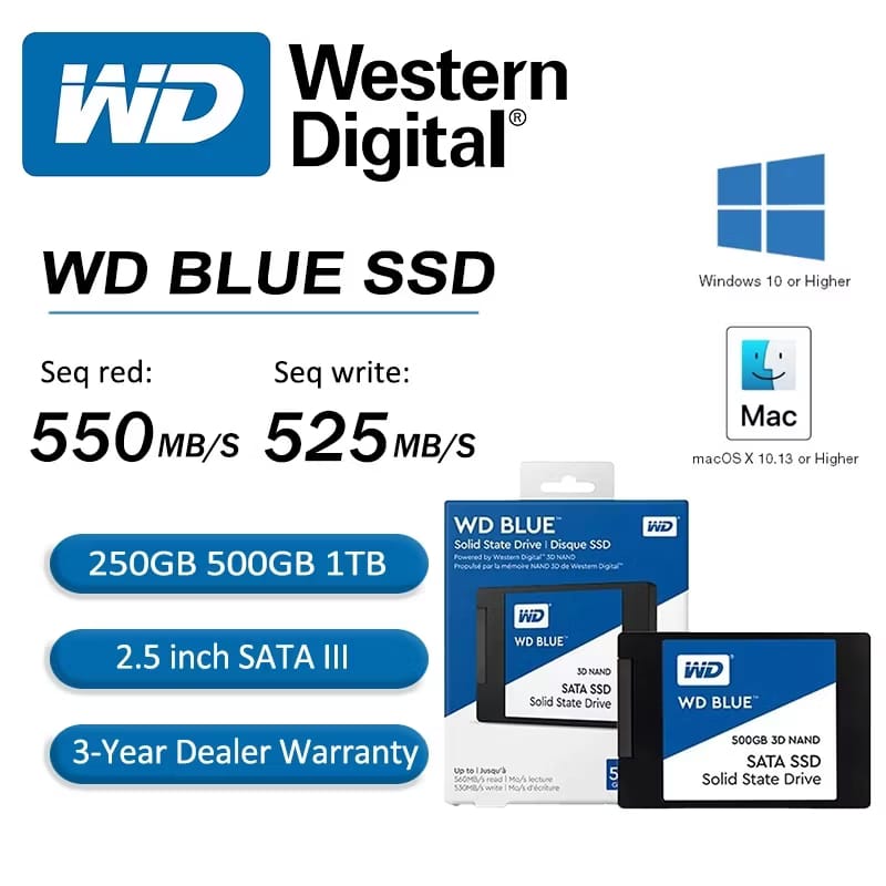 Hardisk External SSD 256GB / 500GB
