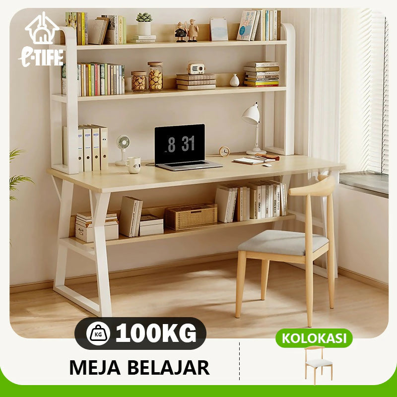 Etife Meja Belajar Anak Meja Belajar Minimalis Kayu Meja Komputer Meja Kerja Murah