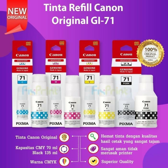 Tinta Printer Canon 71