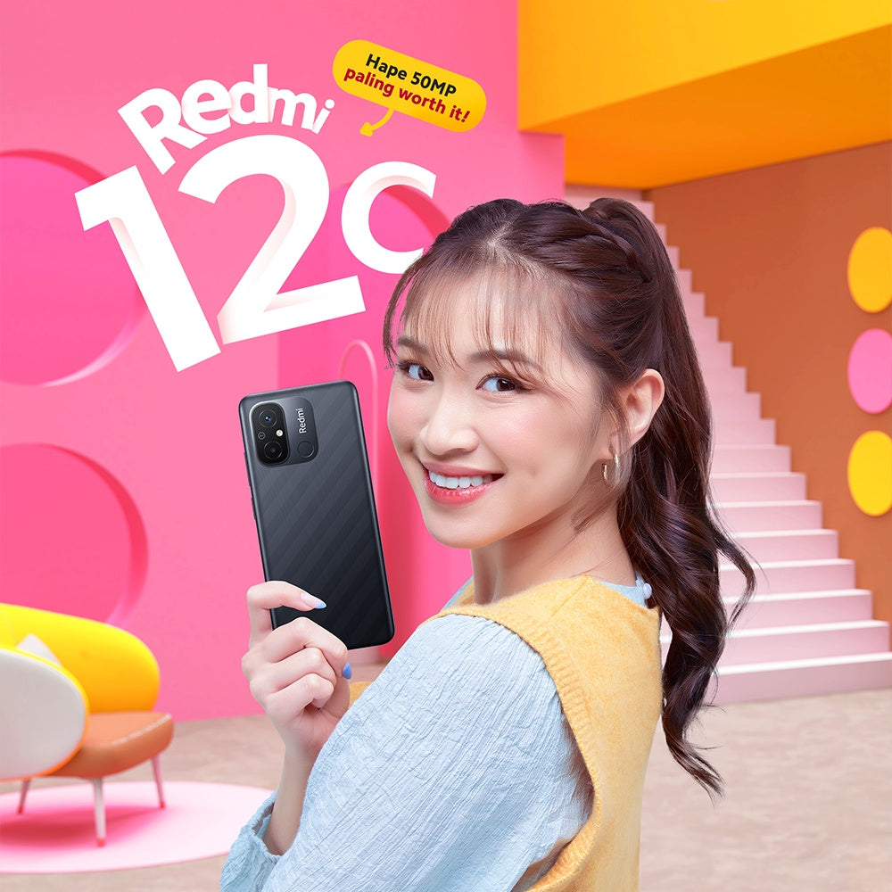 Xiaomi Redmi 12C (3GB/32GB) | (4GB/64GB) | MediaTek Helio G85 50MP AI Dual Kamera Layar HD+ 6,71" 5000mAh