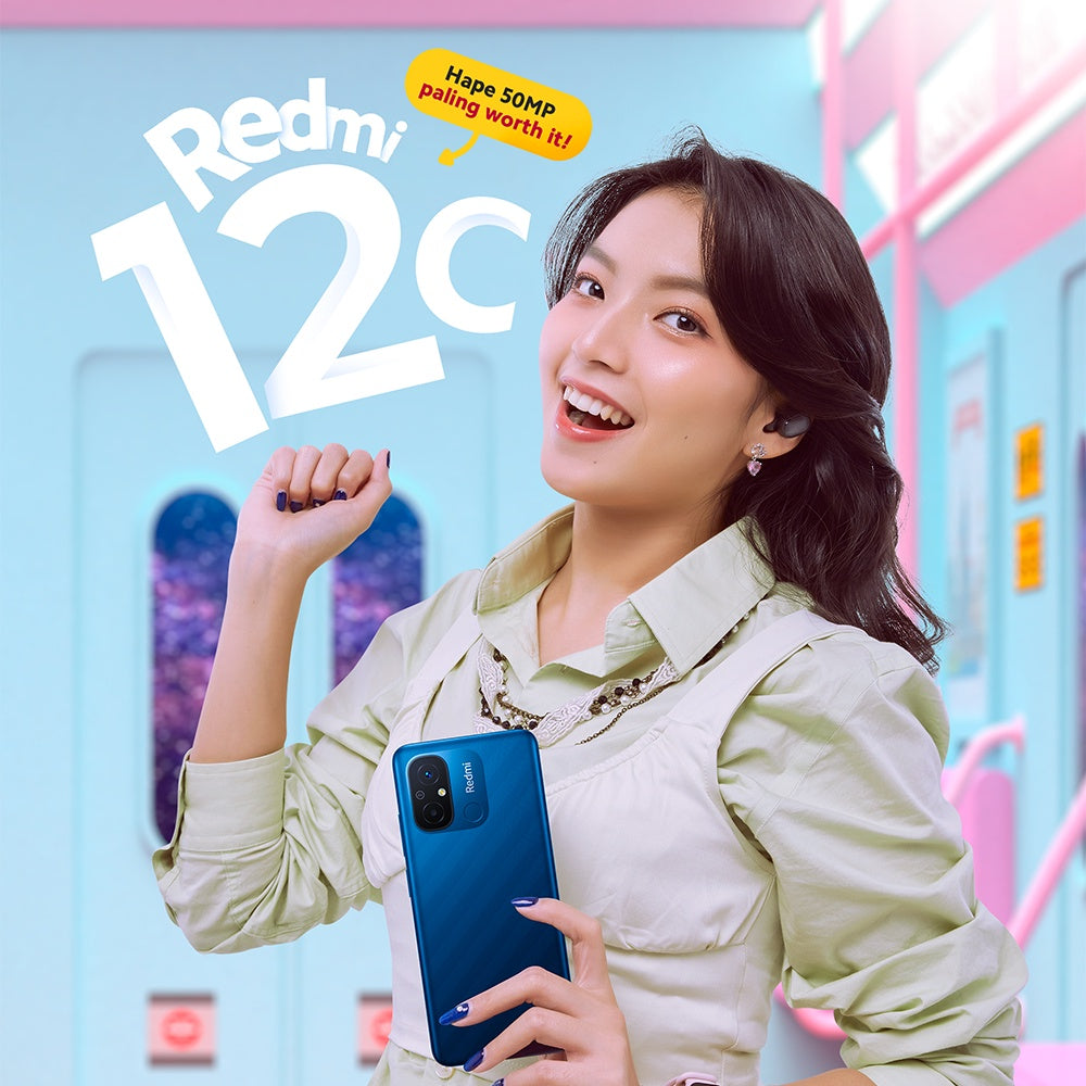 Xiaomi Redmi 12C (3GB/32GB) | (4GB/64GB) | MediaTek Helio G85 50MP AI Dual Kamera Layar HD+ 6,71" 5000mAh