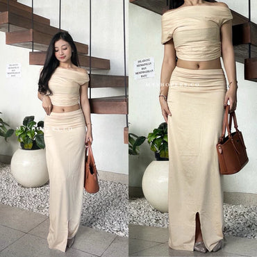 Setelan One Set/Top Mochi Fuji Viral Spandex Sintetis