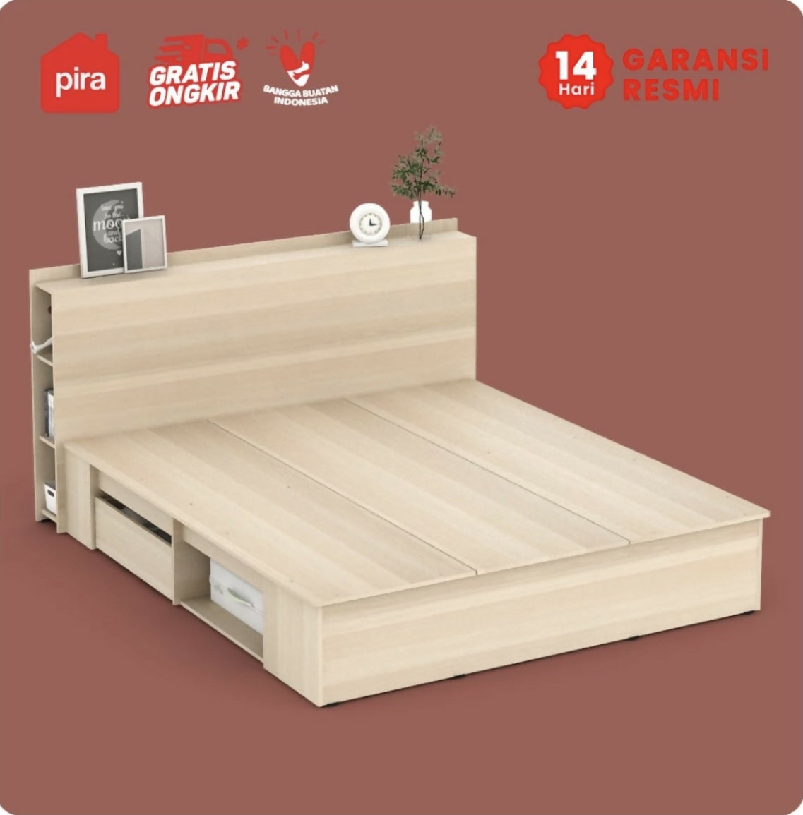 Pira Bavarian - Morgan BD 180R Divan / Tempat Tidur dengan Laci Penyimpanan