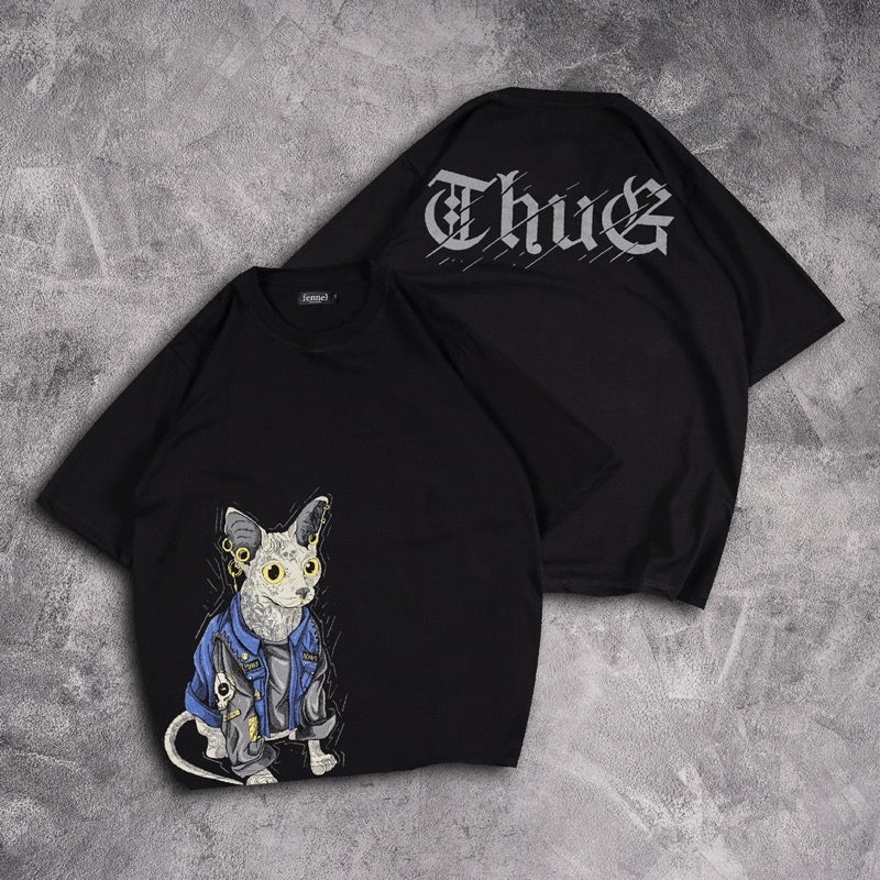 T-Shirt Oversized PUSSY THUR