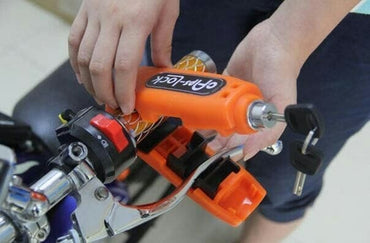 Grip Lock Kunci Gembok Pengaman Anti Maling Stang Motor Gowes